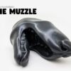 The husky muzzle is a canine silicone masturbator. Lots of stimulating teeth and ribbed internal textures offers a great experience