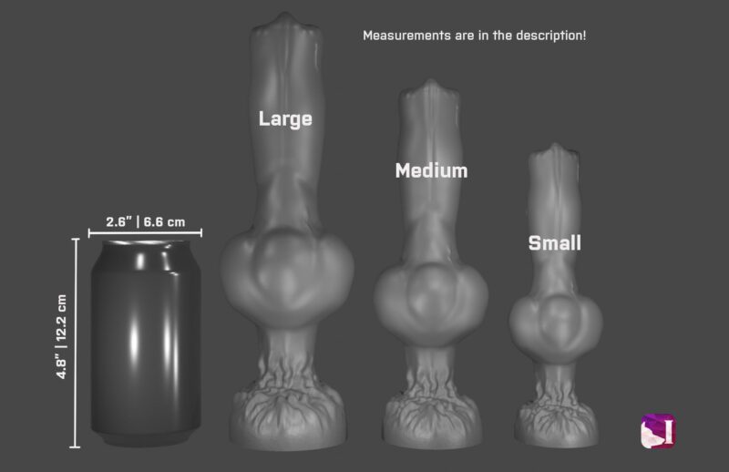 Brutus size guide with a can comparison
