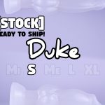 STOCK - Small Duke in medium firmness - Knotted silicone canine dildo