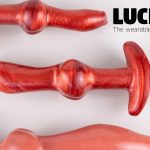 Lucius the Wearable Wolf - Knotted silicone dildo