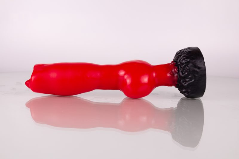[STOCK] - Large V2 Brutus the Saint Bernard in medium firmness - Knotted silicone dog dildo - The Dog Breeds Collection - Image 3