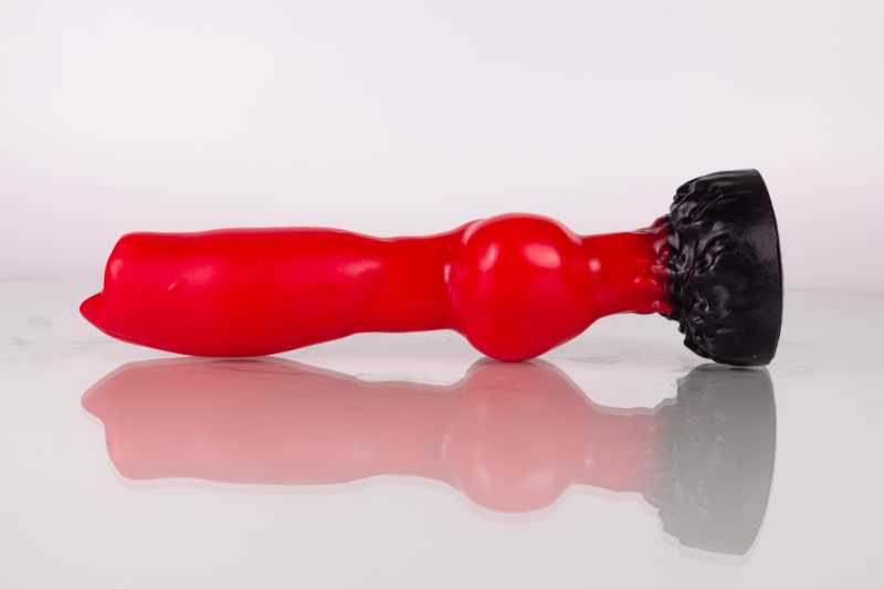 [STOCK] - Large V2 Brutus the Saint Bernard in medium firmness - Knotted silicone dog dildo - The Dog Breeds Collection - Image 2