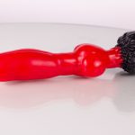 [STOCK] - Large V2 Brutus the Saint Bernard in medium firmness - Knotted silicone dog dildo - The Dog Breeds Collection