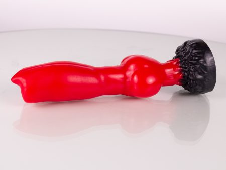 [STOCK] - Large V2 Brutus the Saint Bernard in medium firmness - Knotted silicone dog dildo - The Dog Breeds Collection