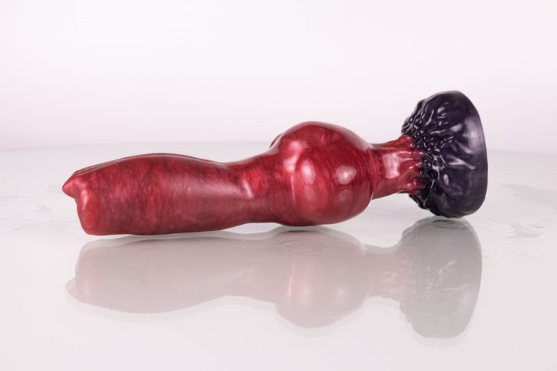 [STOCK] - Medium Brutus the Saint Bernard in firm silicone - Knotted silicone dog dildo - The Dog Breeds Collection