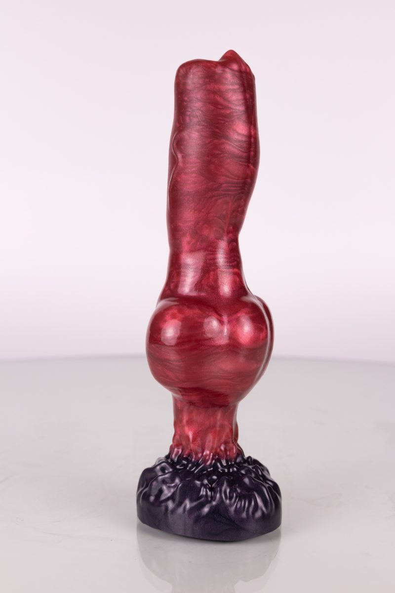 [STOCK] - Medium Brutus the Saint Bernard in firm silicone - Knotted silicone dog dildo - The Dog Breeds Collection - Image 2