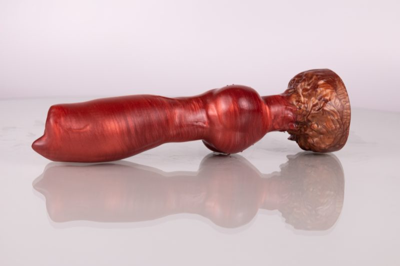 [STOCK] - Large V2 Brutus the Saint Bernard in medium firmness - Knotted silicone dog dildo - The Dog Breeds Collection